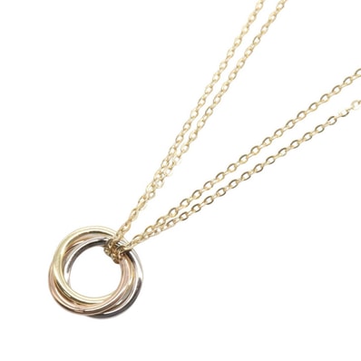 カルティエ CARTIER トリニティネックレス SM ネックレス ジュエリー K18(イエローゴールド) K18WG(ホワイトゴールド) K18PG(ピンクゴールド) レディース ゴールド系 / シルバー系 B4084654 【中古】