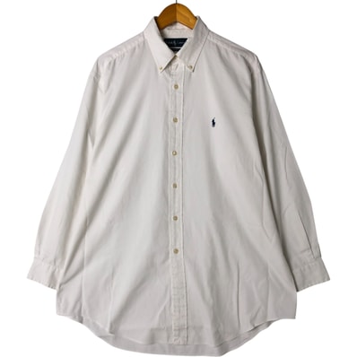 古着 ラルフローレン Ralph Lauren CLASSIC FIT 長袖 ボタンダウンシャツ メンズL相当/eaa563173