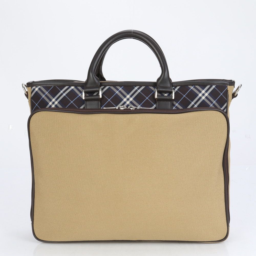 ■極美品 バーバリー ノバ チェックビジネス バッグ