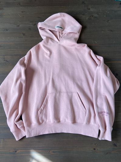 FEAR OF GOD ESSENTIALS 3M Logo Pullover Hoodie "Pink"