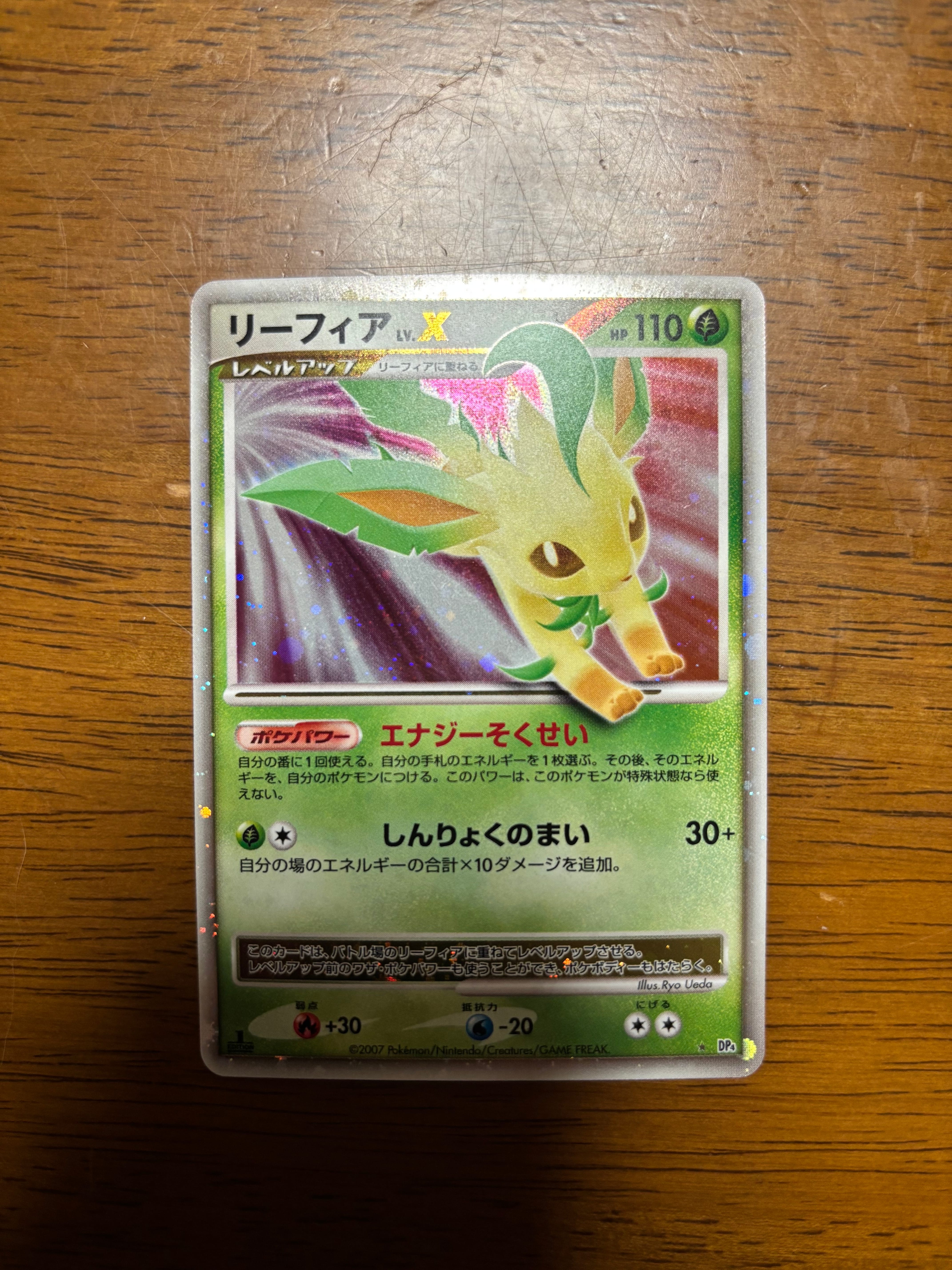 PSA10】リーフィアLV.X ☆ :1ED [DP4](拡張パック「夜明けの疾走」) 1