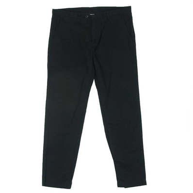 Ron Herman ロンハーマン パンツ 512060090-1071 コットン ストレート パンツ 日本製 ブラック系 M【中古】
