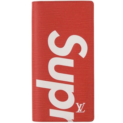 Louis Vuitton x Supreme Portefeuille Brazza "Red"