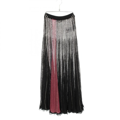 ディオール Dior メッシュ スカート 衣料品 ボトムス ファブリック レディース ブラック系 / パープル系 【中古】