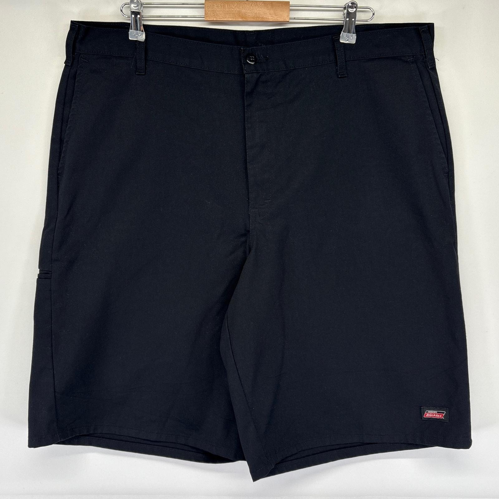 古着 ディッキーズ Dickies ショートパンツ ワーク ハーフ ショーツ ワンポイントロゴ 半ズボン w42  ブラック メンズ