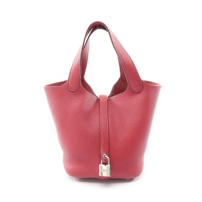 エルメス HERMES ピコタンロックPM ルビー ハンドバッグ バッグ トリヨンクレマンス トリヨンクレマンス T刻印(2015年製造) レディース ボルドー系 【中古】