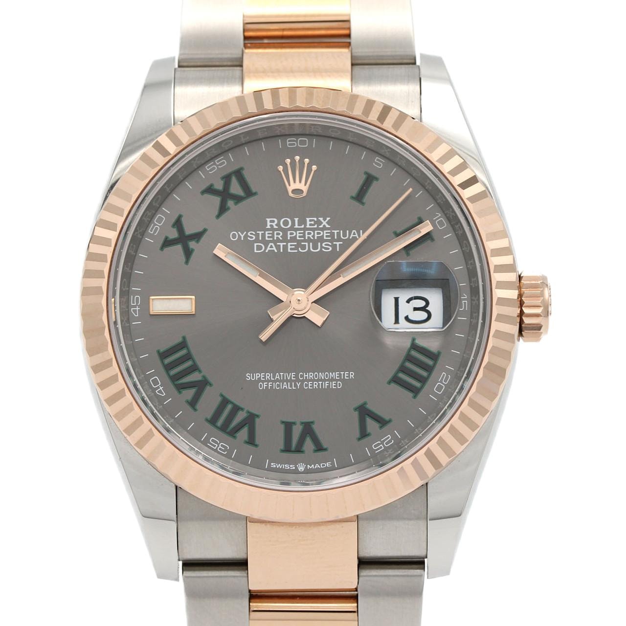 ロレックス デイトジャスト 126231・3 SSxPG 自動巻 ランダム番