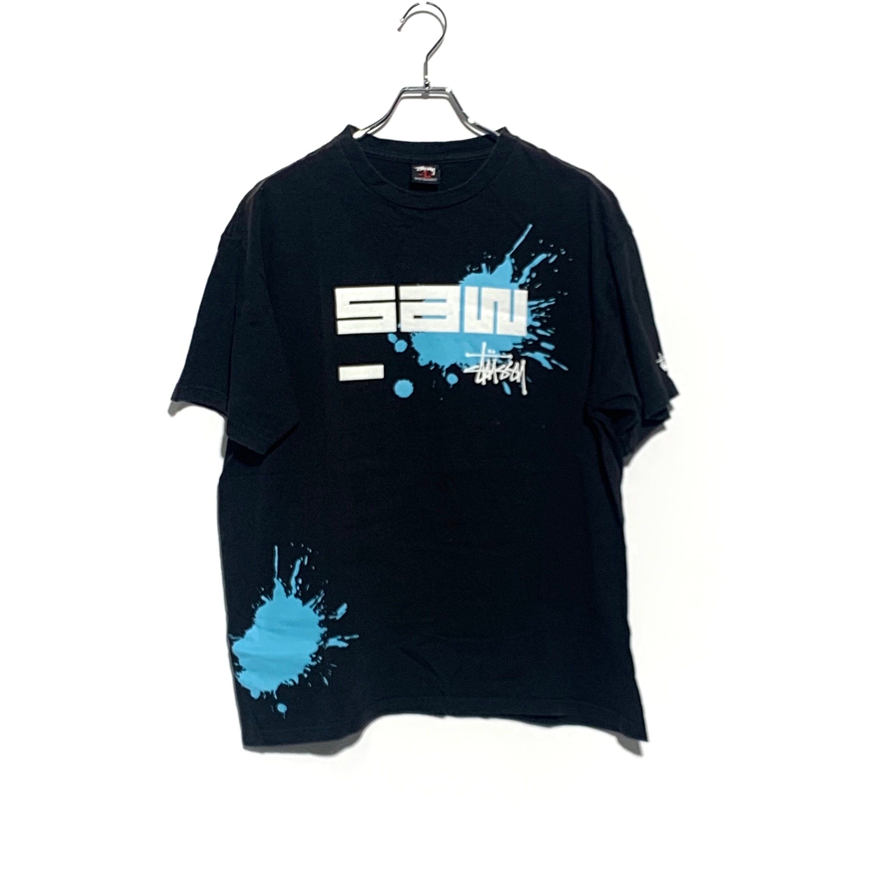 STUSSY×SAW RECORDINGS TEE 2007 Black