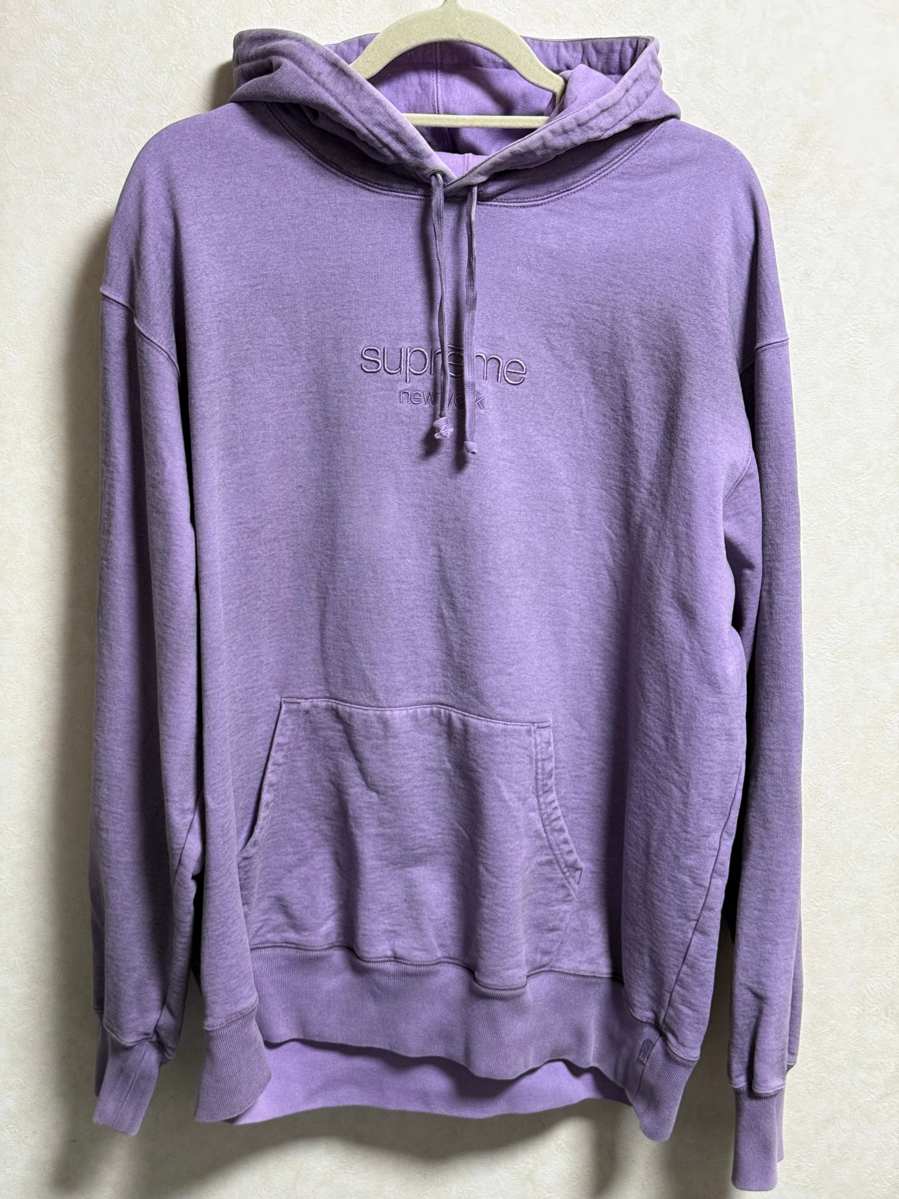 Supreme Spray Hooded Sweatshirt "Violet"