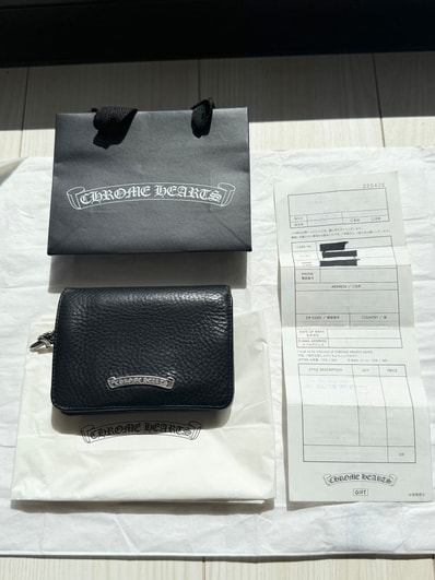 未使用級超美品/値下げ交渉可能 / インボイス原本付き/正規品!CHROME HEARTS クロムハーツ JOEY ジョーイ ウォレット 財布