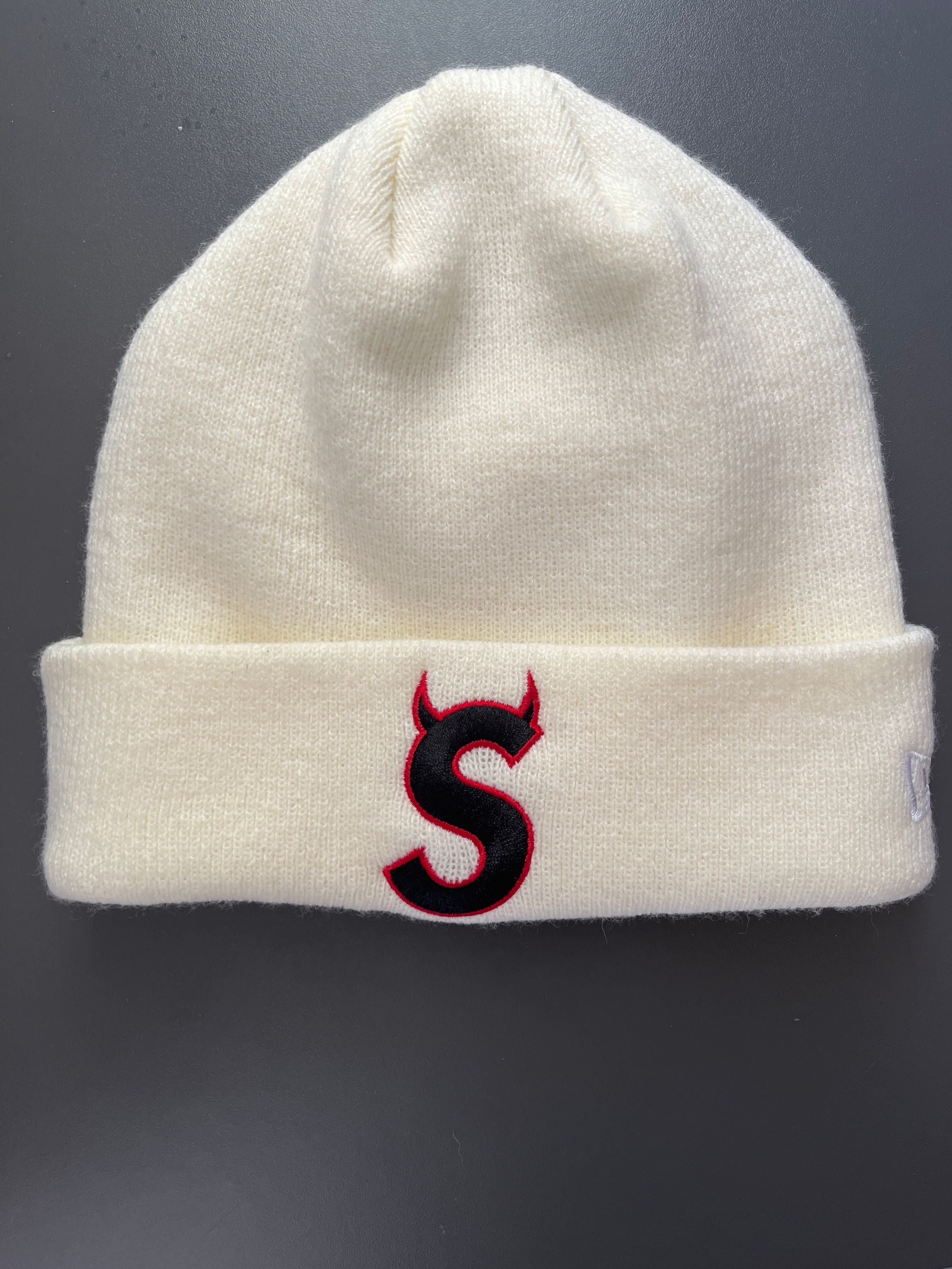 Supreme New Era S Logo Beanie "Natural" (22FW)