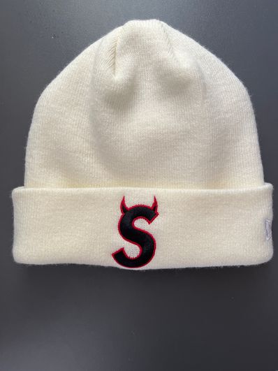 Supreme New Era S Logo Beanie "Natural" (22FW)
