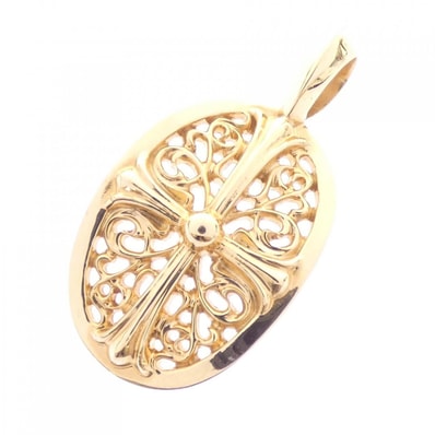 クロムハーツ CHROME HEARTS CLSC OVAL GLD 206192146GLDXXX001 ペンダント