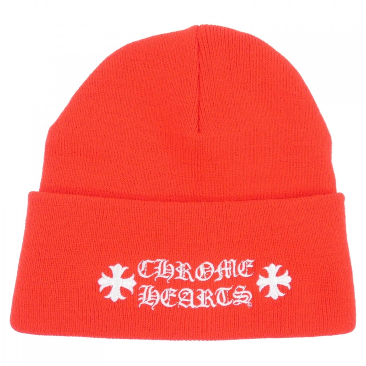 Chrome Hearts Wool Watch Cap Logo Embroidery Beanie "Orange"