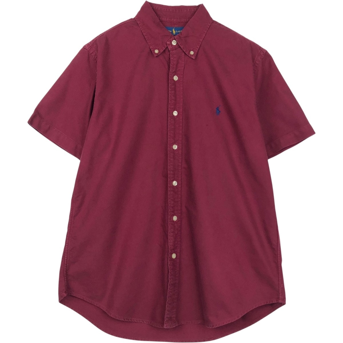 古着 ラルフローレン Ralph Lauren RALPH LAUREN CLASSIC FIT 半袖 ボタンダウンシャツ メンズM相当/eaa658044