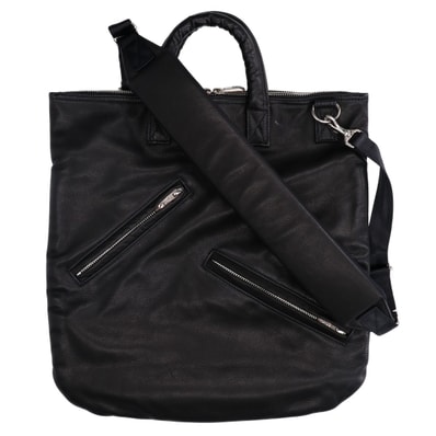 ポータークラシック 新品同様 PC-050-2502 PC RIDERS LEATHER NEWTON HELMET CASE W/LOVE&PEACE SILVER