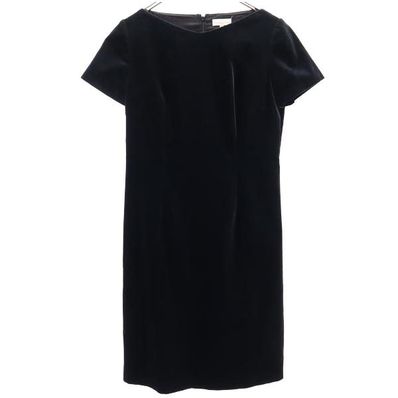 BALENCIAGA 半袖 ベロア調 ワンピース