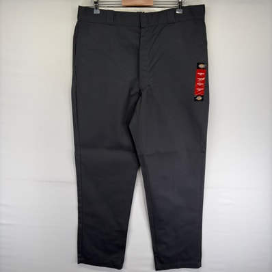 古着 デッドストック ディッキーズ Dickies パンツ チノパン ワークパンツ スラックス 874 ジッパーフライ w40 L34 グレー系 メンズ
