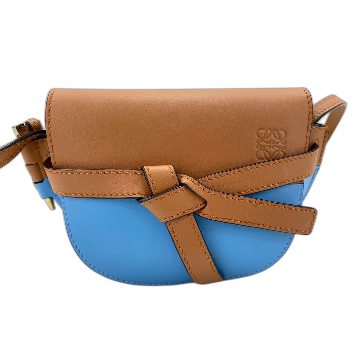ロエベ LOEWE ミニゲートバッグ ショルダーバッグ レザー【中古】