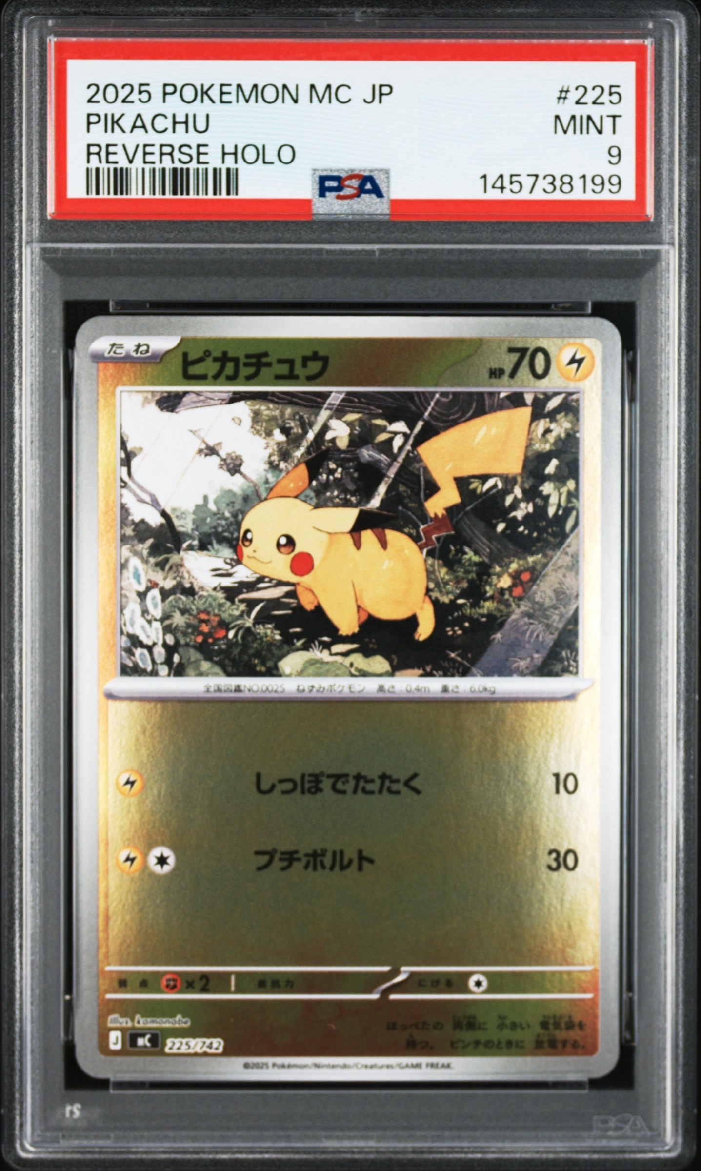 ピカチュウ :ミラー [MC 225/742](スタートデッキ100「バトルコレクション」)