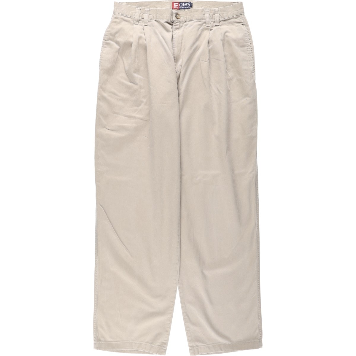 古着 ラルフローレン Ralph Lauren CHAPS チャップス ツータック チノパンツ メンズw34相当/eaa680042