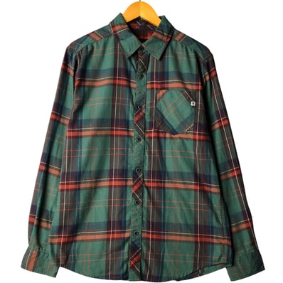 古着 マーモット Marmot 長袖 コットンチェックシャツ メンズM相当/eaa591264