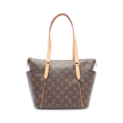 ルイ・ヴィトン LOUIS VUITTON トータリーPM トートバッグ バッグ PVCコーティングキャンバス レザー モノグラム レディース ブラウン系 M56688 【中古】