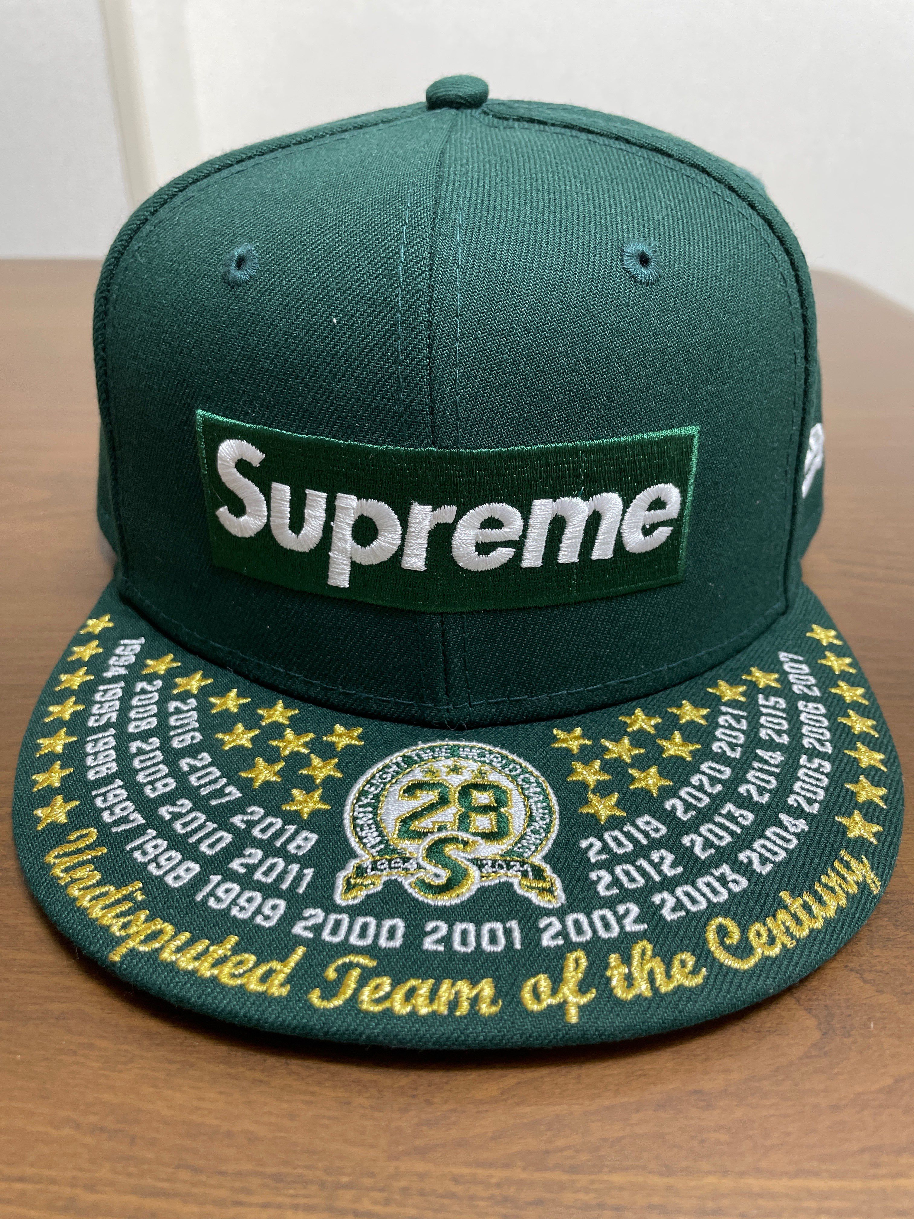 Supreme Undisputed Box Logo New Era "Dark Green"
