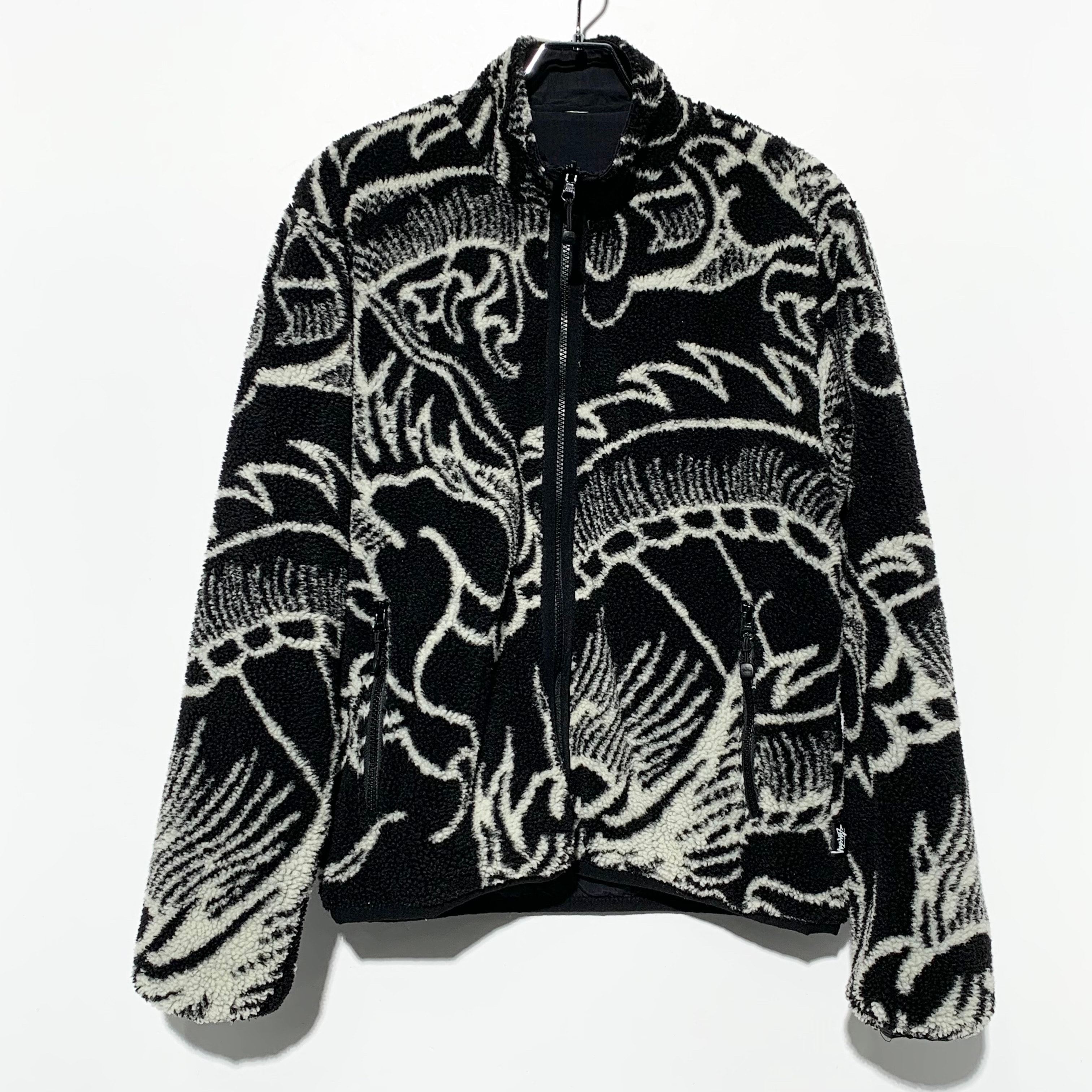 Stussy Dragon Sherpa Jacket "Black"
