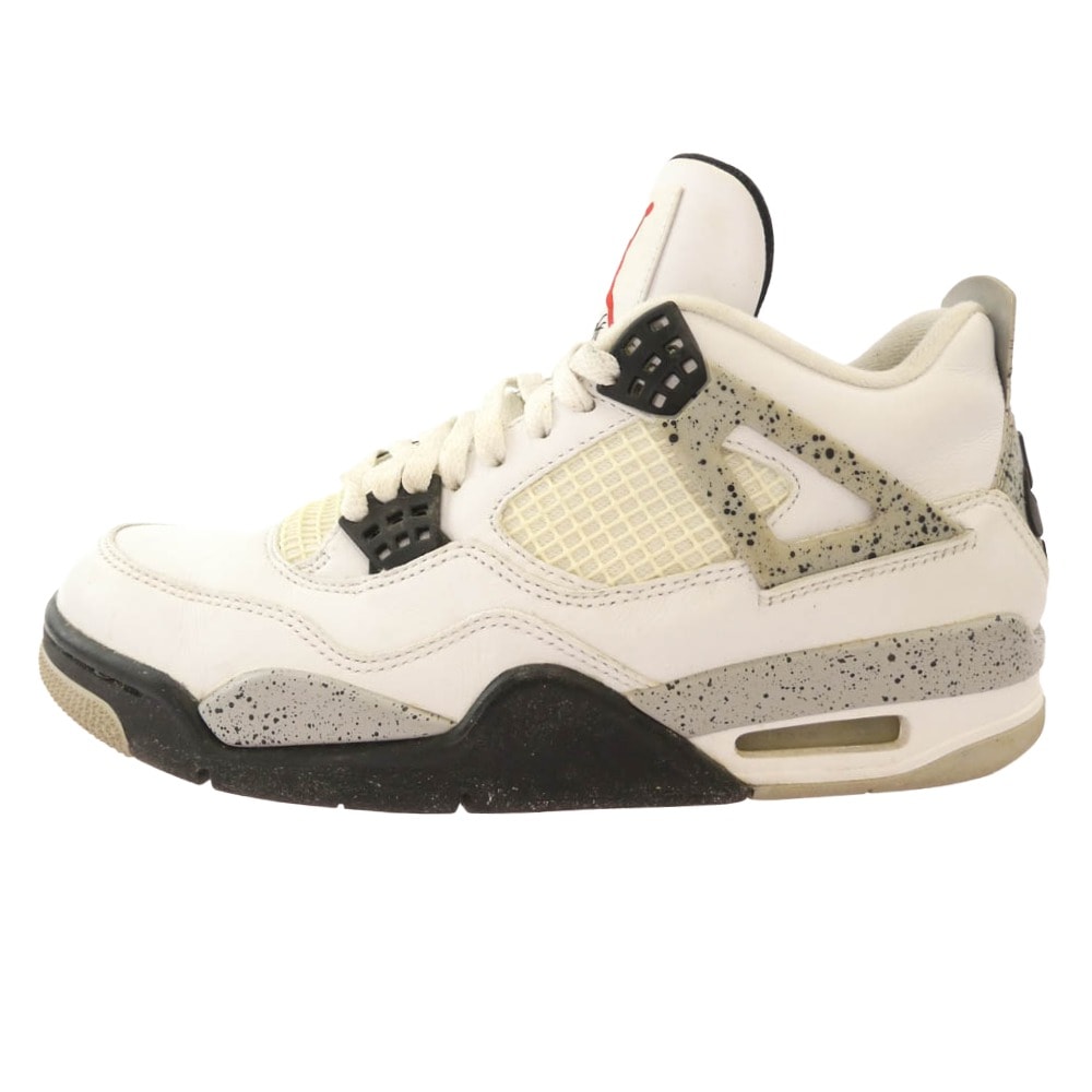 NIKE ナイキ スニーカー 840606-192 Air Jordan 4 Retro White Cement (2016) エアジョーダン4 レトロ ホワイト セメント ホワイト系 26.5cm【中古】