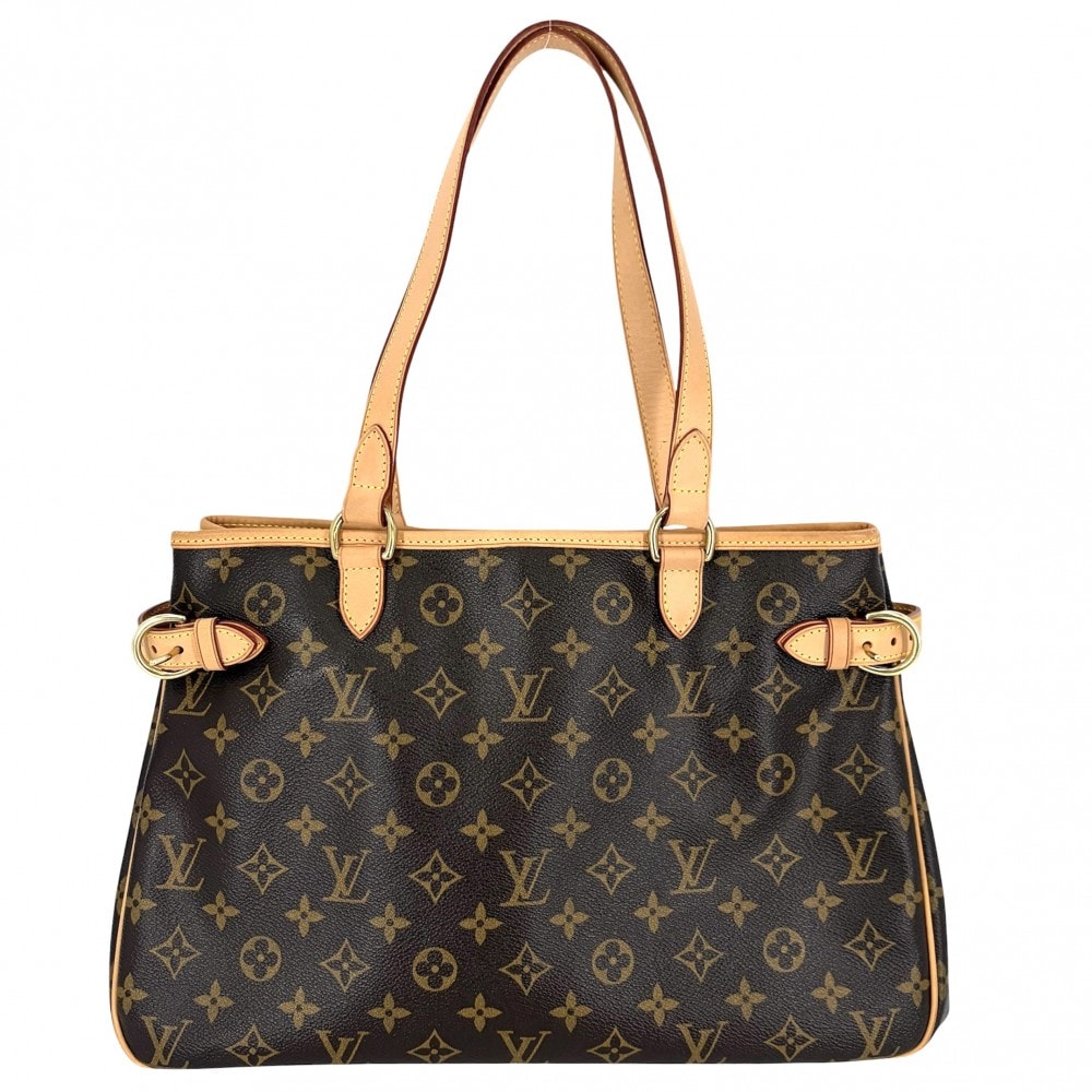 LOUIS VUITTON ルイヴィトン トートバッグ バティニョールオリゾンタル ハンドバッグ 肩掛け M51154 モノグラムキャンバス    ブラウン 茶 ゴールド金具 レディース【中古品】