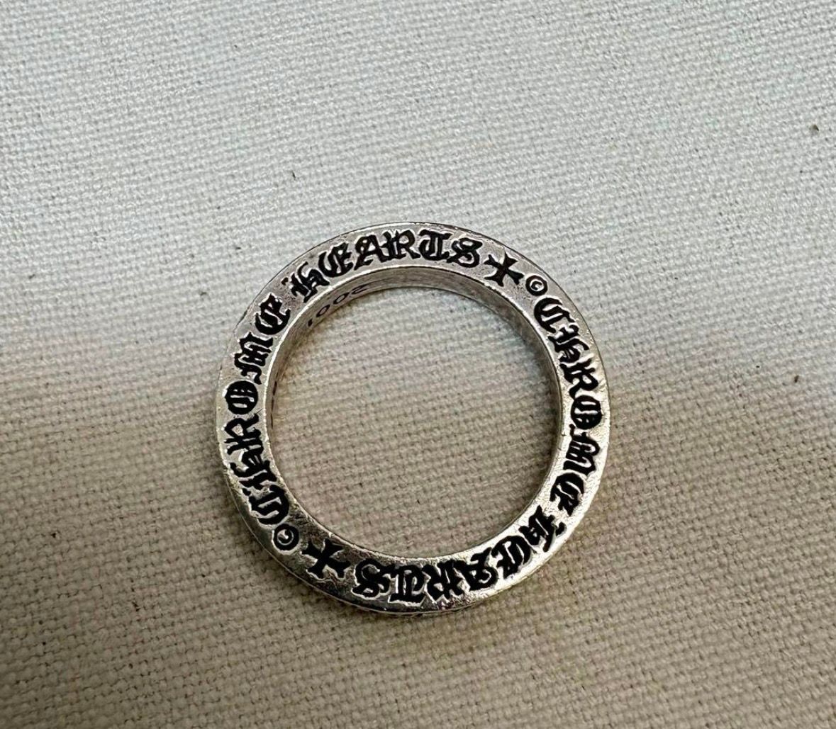 Chrome Hearts Spacer Ring 3mm CH Fuck You "Silver"