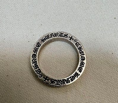 Chrome Hearts Spacer Ring 3mm CH Fuck You "Silver"