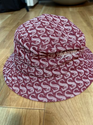 Supreme Monogram Denim Crusher "Red"