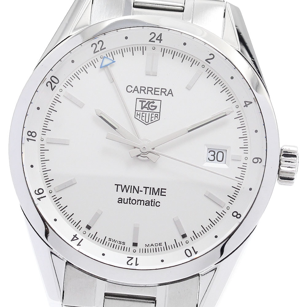 ☆良品 タグホイヤー カレラ ツインタイム WV2116 メンズ 【中古】