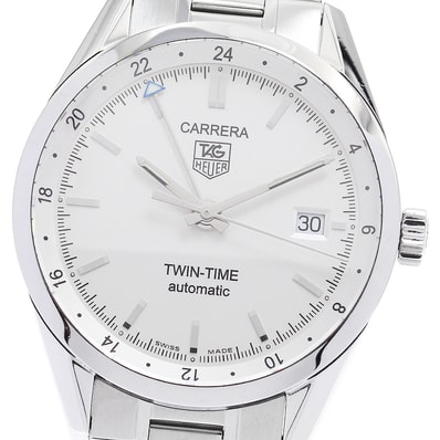 ☆良品 タグホイヤー カレラ ツインタイム WV2116 メンズ 【中古】