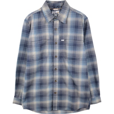 古着 カーハート Carhartt RELAXED FIT FORCE 長袖 ライトネルチェックシャツ メンズM相当/eaa662118