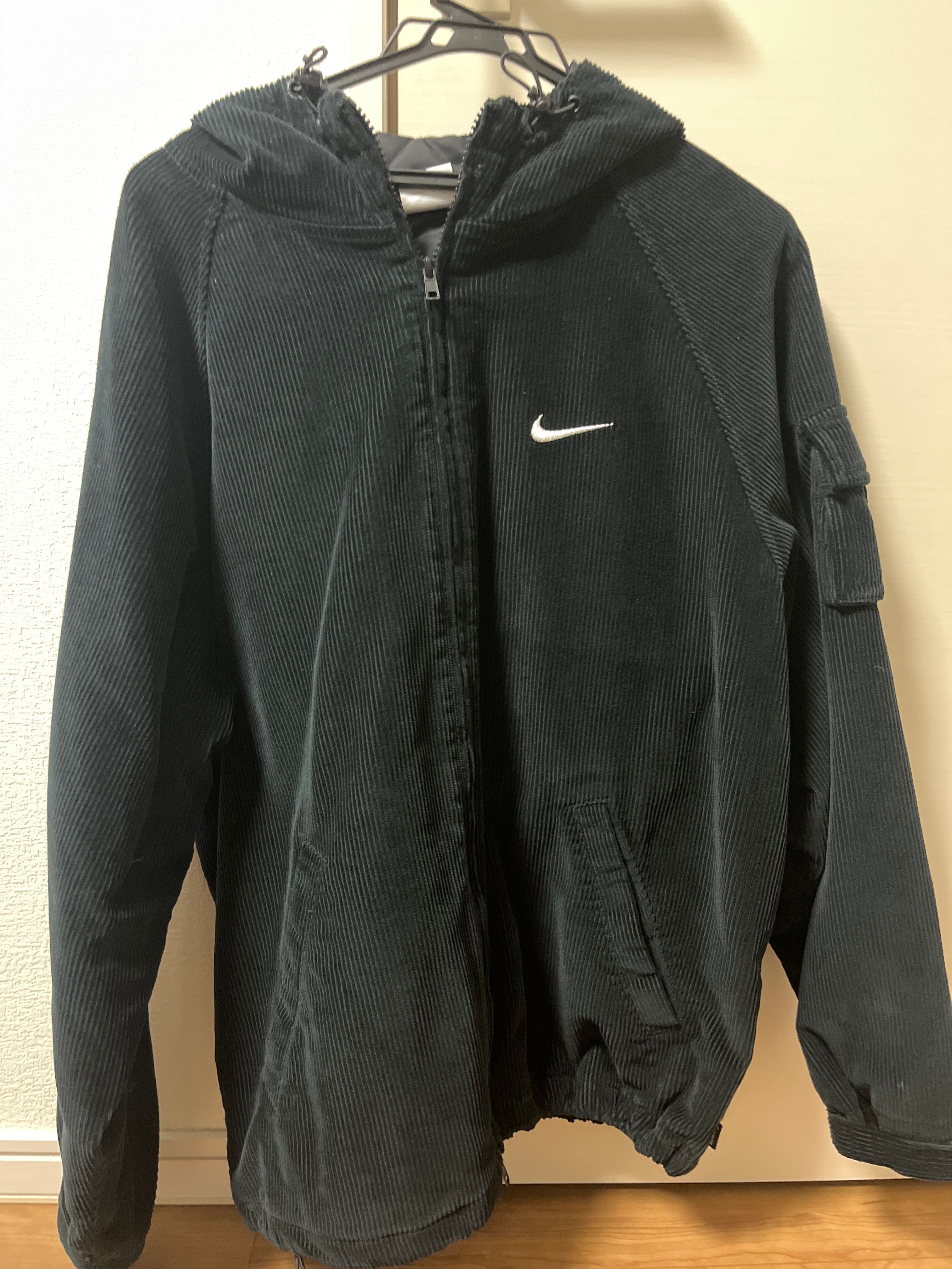 Supreme / Nike Arc Corduroy Hooded Jacket "Black"