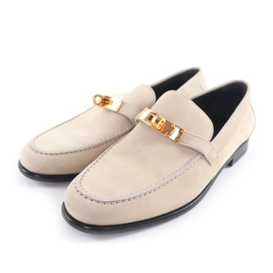 美品 エルメス モカシン デスタン ベージュ レディース 35