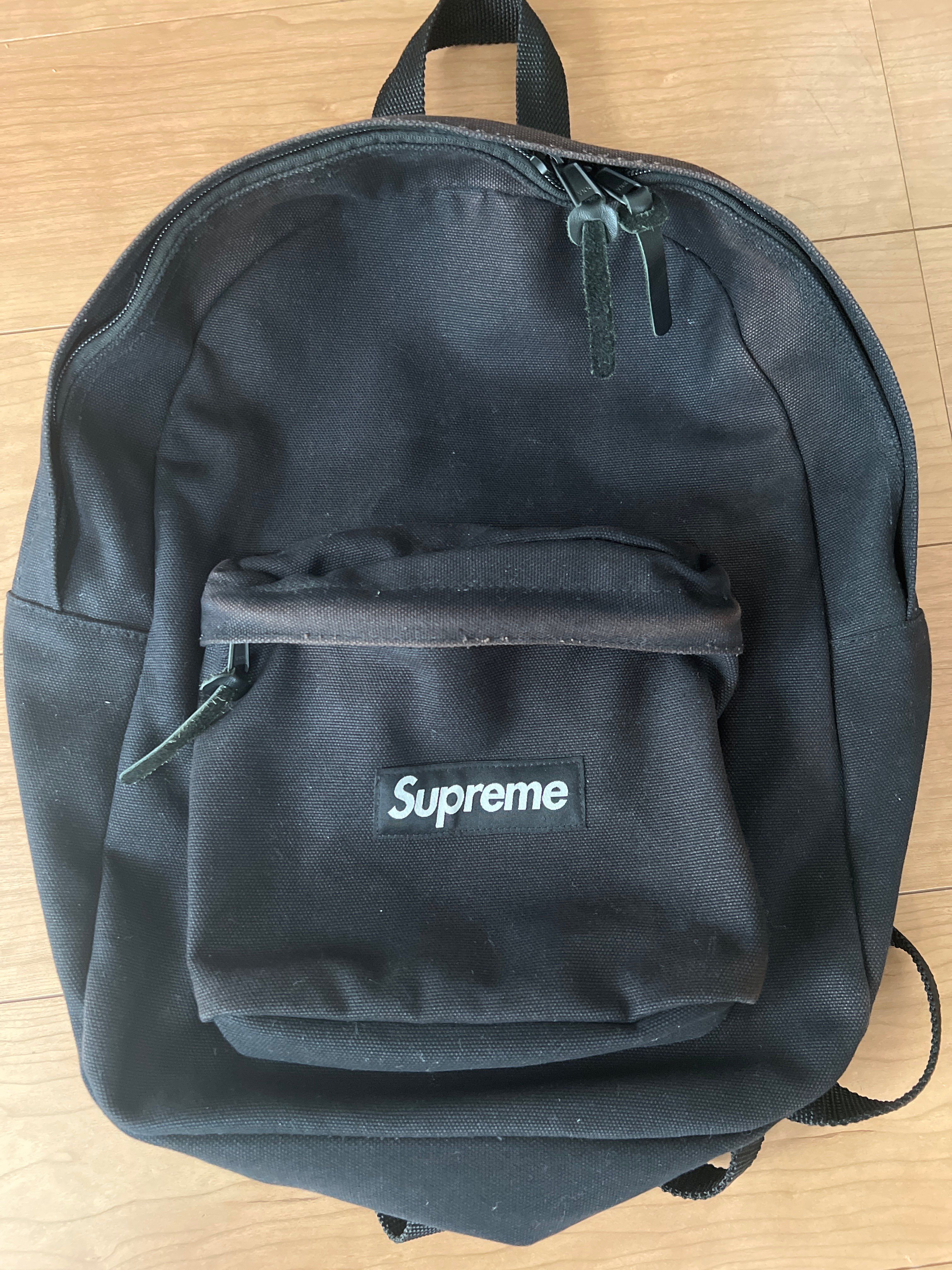 Supreme Canvas Backpack "Black"