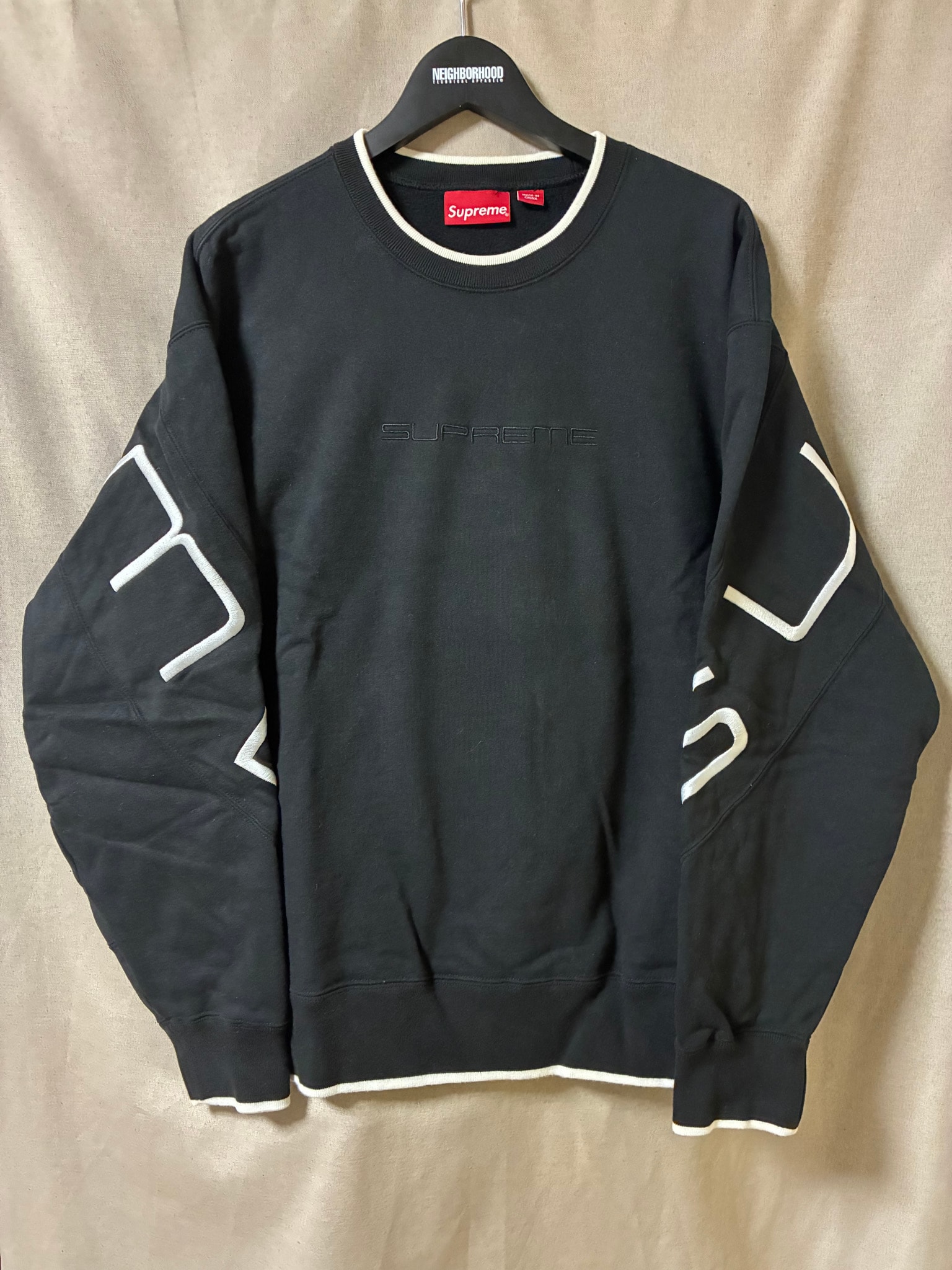 Supreme Stretch Crewneck "Black"