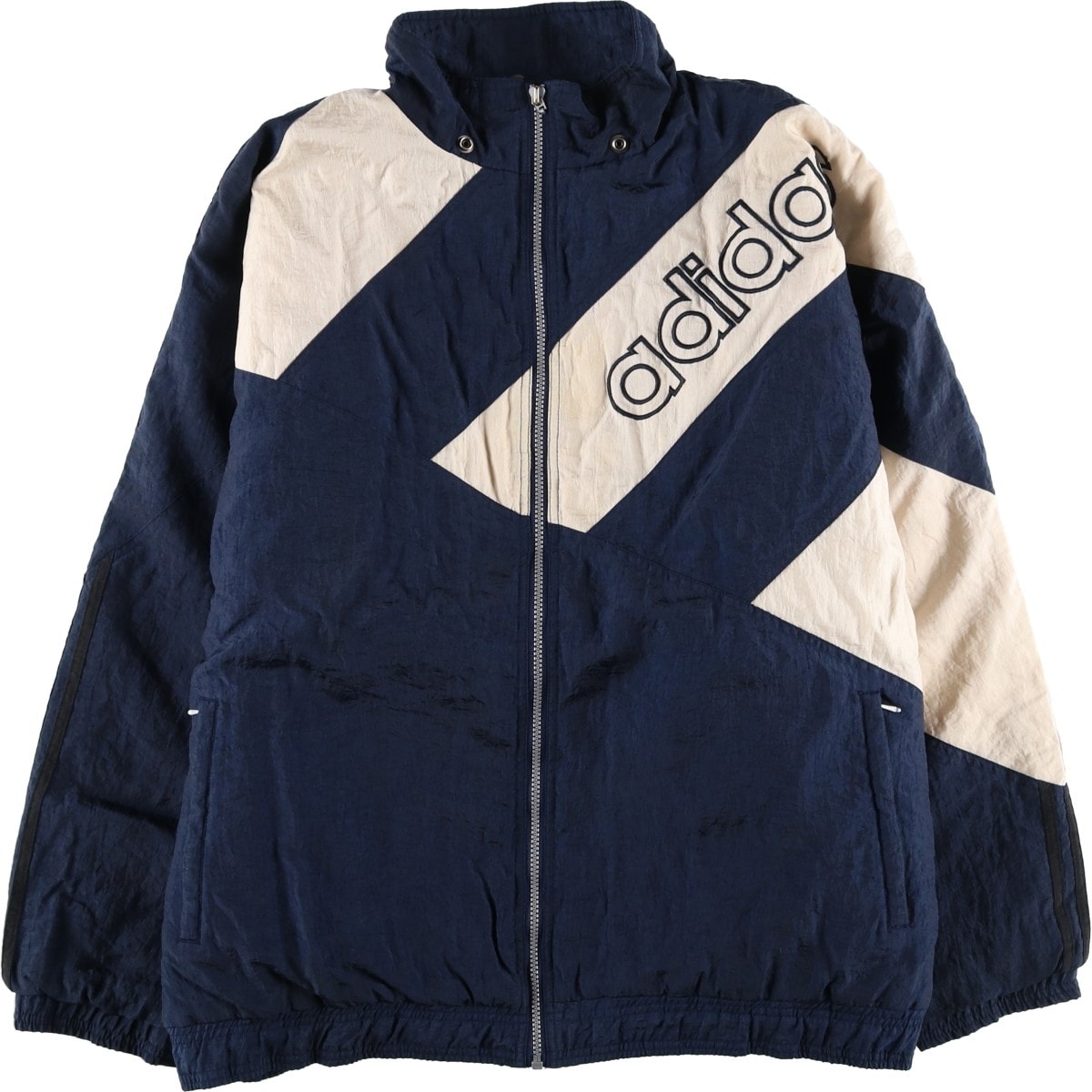 古着 80~90年代 アディダス adidas 中綿ジャケット パファージャケット メンズXL相当 ヴィンテージ/eaa607299