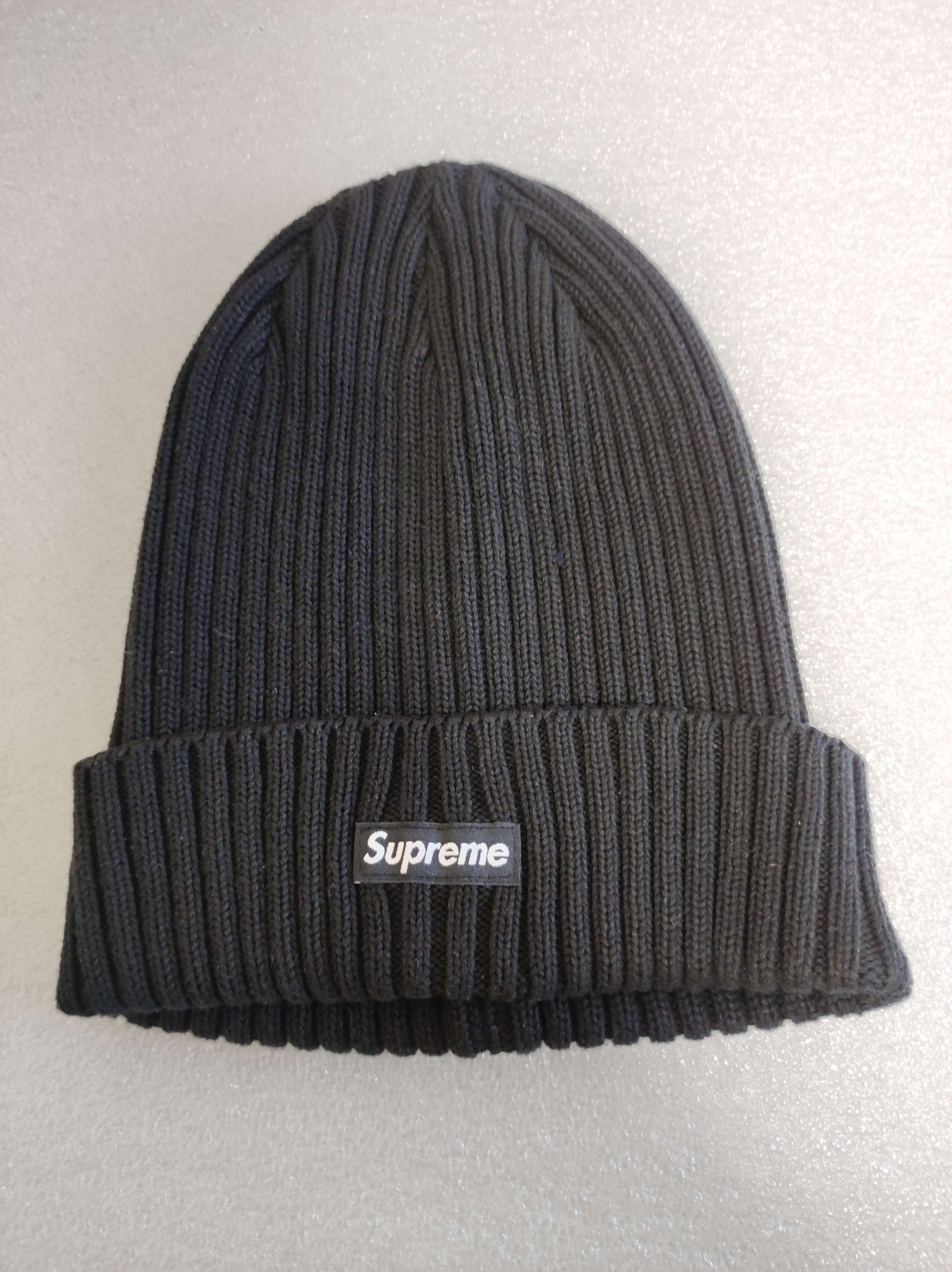 Supreme Overdyed Beanie "Black"(19SS)