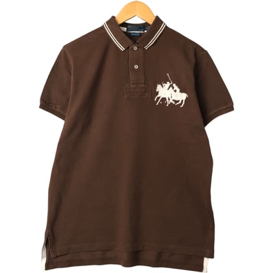 古着 ラルフローレン Ralph Lauren POLO by Ralph Lauren CUSTOM FIT 半袖 ポロシャツ メンズL相当/eaa548718