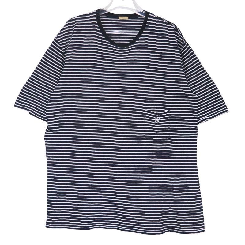 the Shepherd ザ シェパード BORDER PK TEE US1D4891 ボーダー ポケット Tシャツ ブラック ショートスリーブ カットソー 半袖 ポケT サイズ4