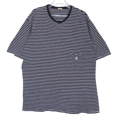 the Shepherd ザ シェパード BORDER PK TEE US1D4891 ボーダー ポケット Tシャツ ブラック ショートスリーブ カットソー 半袖 ポケT サイズ4