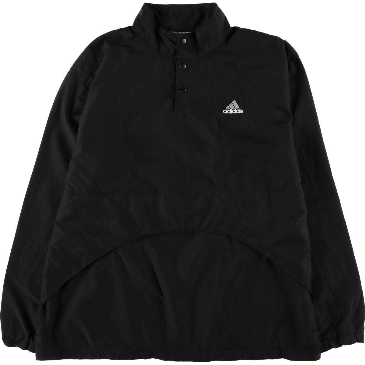 古着 90~00年代 アディダス adidas ハーフスナップ ウォームアッププルオーバー メンズL相当/eaa527339