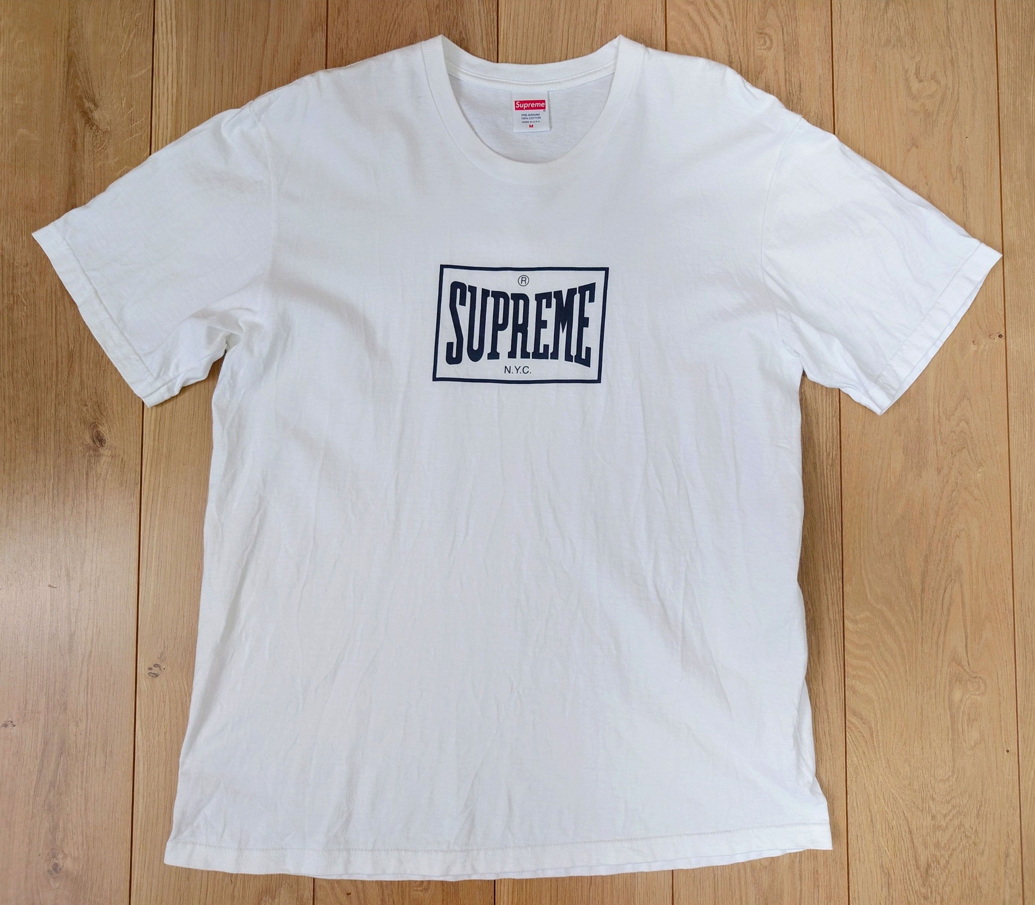 Supreme Warm Up Tee "White"