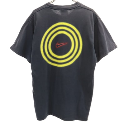 NIKE ナイキ 90s 00s オールド バックロゴ 半袖 Tシャツ S ブラック