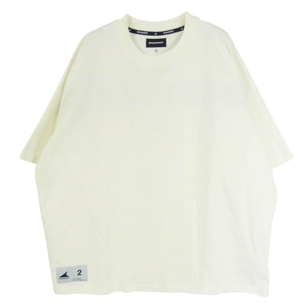 DESCENDANT ディセンダント Tシャツ 25SS 251ATDS-CSM20 BERTH JERSEY SS バースジャージー バック刺繍 Tシャツ 半袖カットソー ホワイト系 2【美品】【中古】